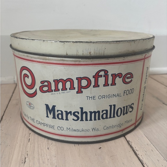 Vintage Campfire Marshmallow Tin - Picture 1 of 7